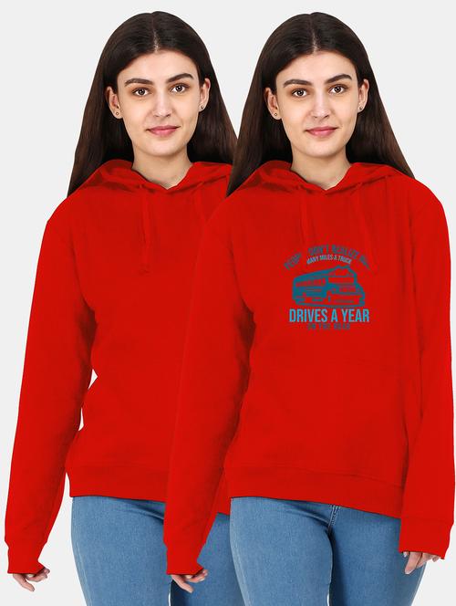 set of 2 pcs hooded sweatshirt - 18156445 - Very Small Image - 1