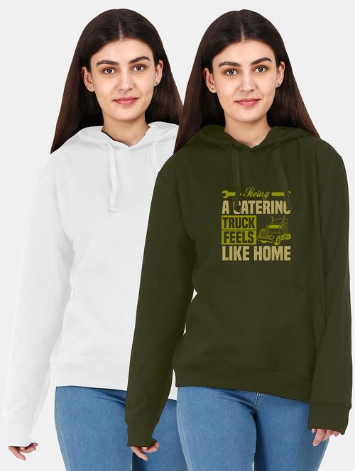 set of 2 pcs hooded sweatshirt - 18156516 - Very Small Image - 1