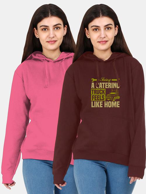 set of 2 pcs hooded sweatshirt - 18156517 - Very Small Image - 1