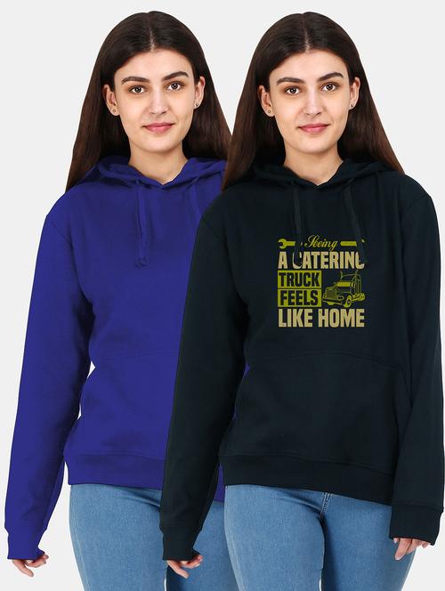 set of 2 pcs hooded sweatshirt - 18156535 - Very Small Image - 1