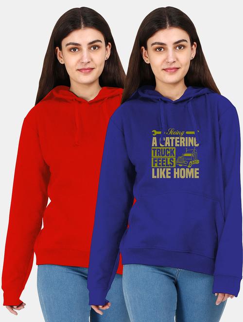 set of 2 pcs hooded sweatshirt - 18156552 - Very Small Image - 1