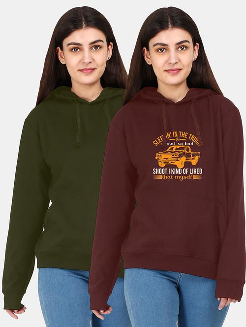 multi color combo fleece hoodies sweatshirt - 18156610 - Very Small Image - 1