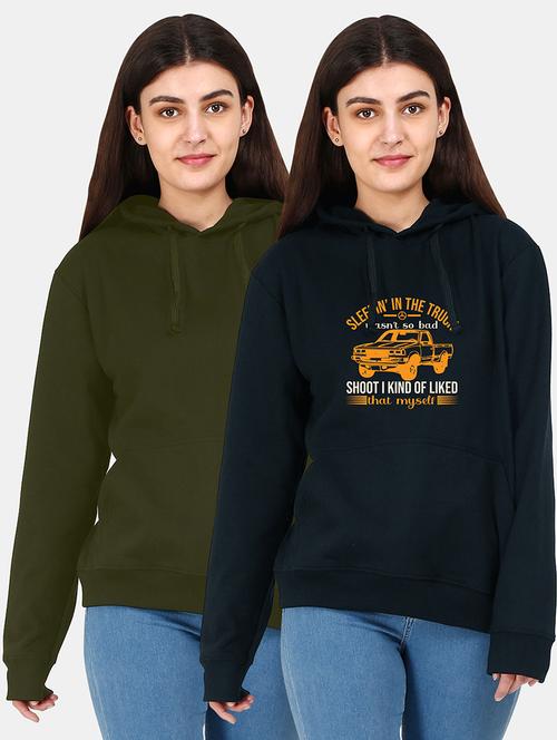 multi color combo fleece hoodies sweatshirt - 18156620 - Very Small Image - 1