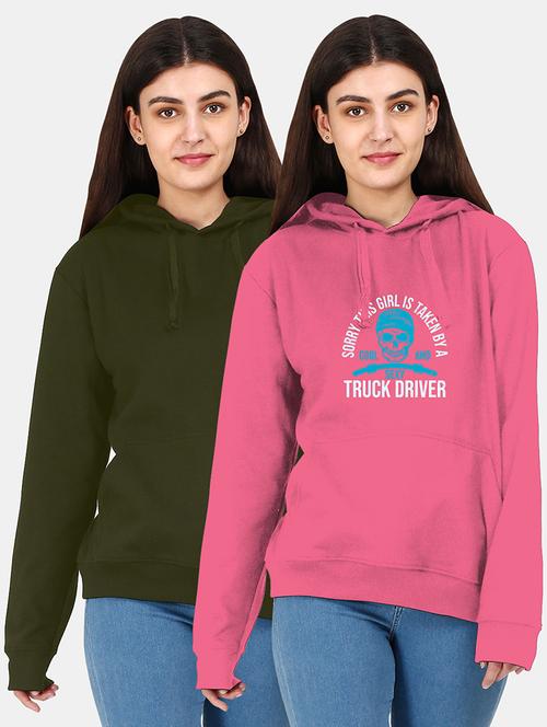 multi color combo fleece hoodies sweatshirt - 18156637 - Very Small Image - 1