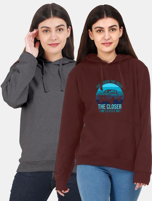 set of 2 pcs hooded sweatshirt - 18156754 - Very Small Image - 1