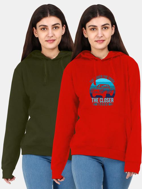 set of 2 pcs hooded sweatshirt - 18156767 - Very Small Image - 1