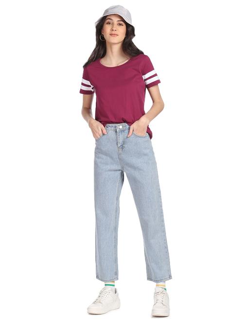 red solid regular tee - 18157242 - Very Small Image - 1