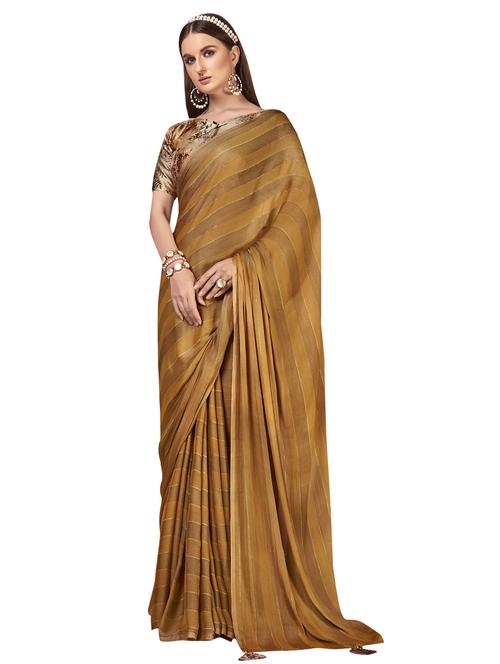 tassel detailed striped saree - 18157776 - Very Small Image - 1