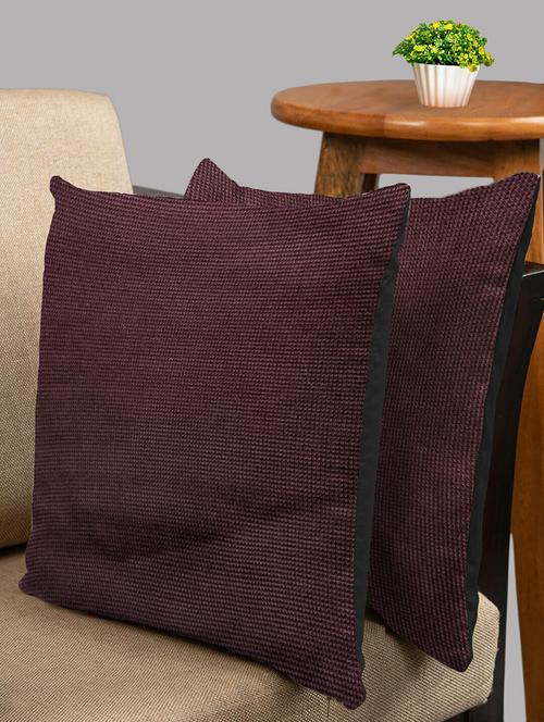 houzzcode set of 2 16x16" wool self solid - 18157886 - Very Small Image - 1