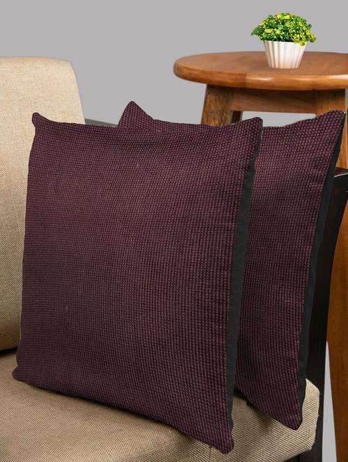 houzzcode set of 2 16x16" velvet self sold - 18157889 - Very Small Image - 1
