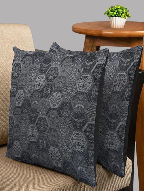 houzzcode set of 2 16x16" geometric grey jac - 18157898 - Very Small Image - 1