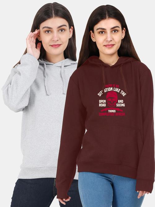 set of 2 pcs hooded sweatshirt - 18159286 - Very Small Image - 1