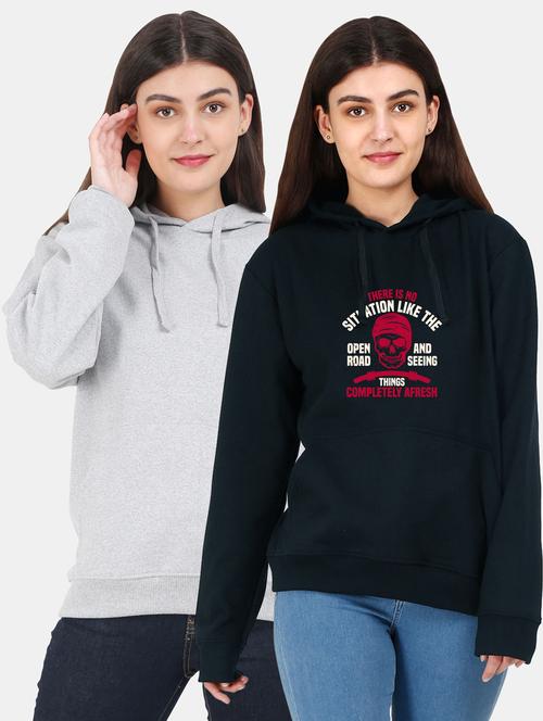 set of 2 pcs hooded sweatshirt - 18159296 - Very Small Image - 1