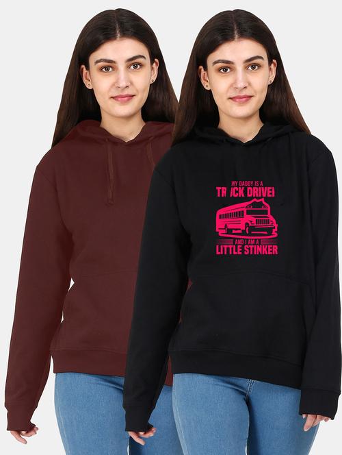 set of 2 pcs hooded sweatshirt - 18160414 - Very Small Image - 1