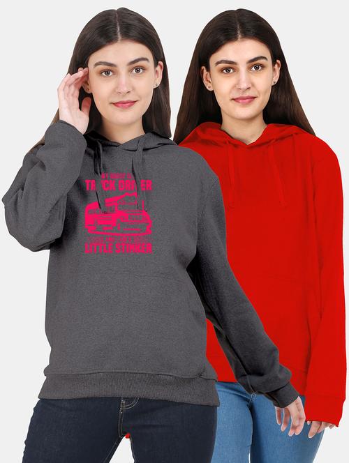 set of 2 pcs hooded sweatshirt - 18160427 - Very Small Image - 1