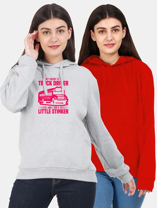 set of 2 pcs hooded sweatshirt - 18160437 - Very Small Image - 1