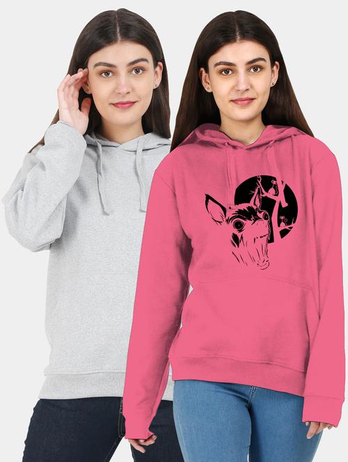 set of 2 hoodies sweatshirt - 18161604 - Very Small Image - 1