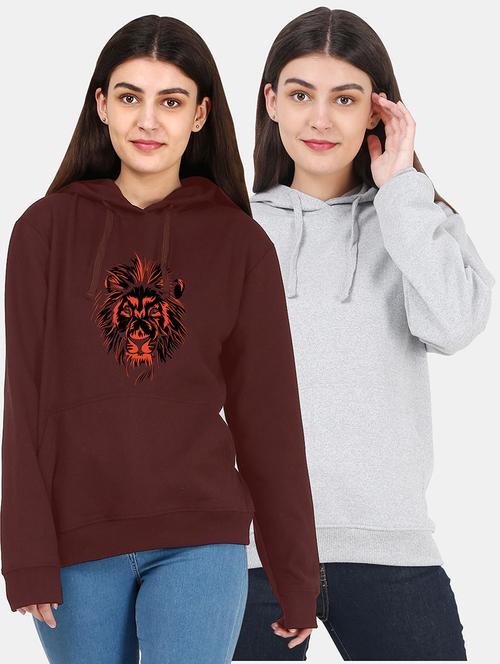 multi colored fleece sweatshirt - 18161801 - Very Small Image - 1