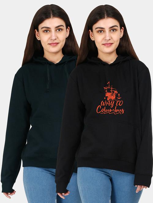 set of 2 hoodies sweatshirt - 18161905 - Very Small Image - 1