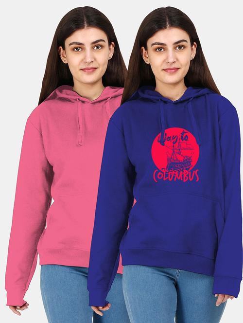 set of 2 pcs hooded sweatshirt - 18162044 - Very Small Image - 1