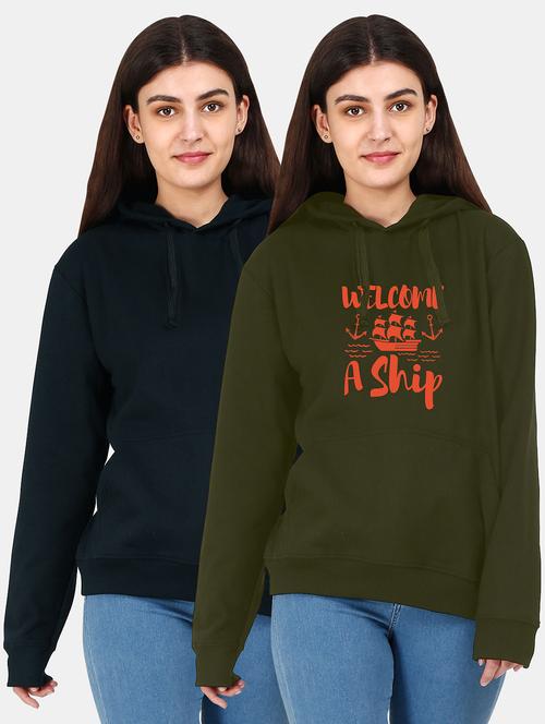 set of 2 pcs hooded sweatshirt - 18162093 - Very Small Image - 1