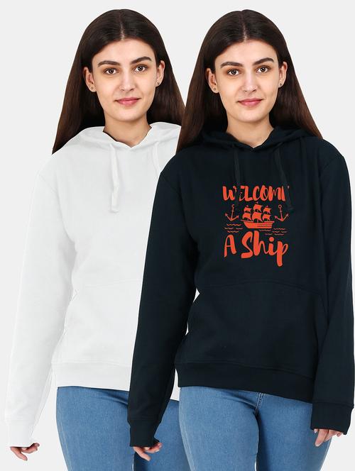 set of 2 pcs hooded sweatshirt - 18162116 - Very Small Image - 1