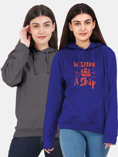 set of 2 pcs hooded sweatshirt - 18162120 - Very Small Image - 1