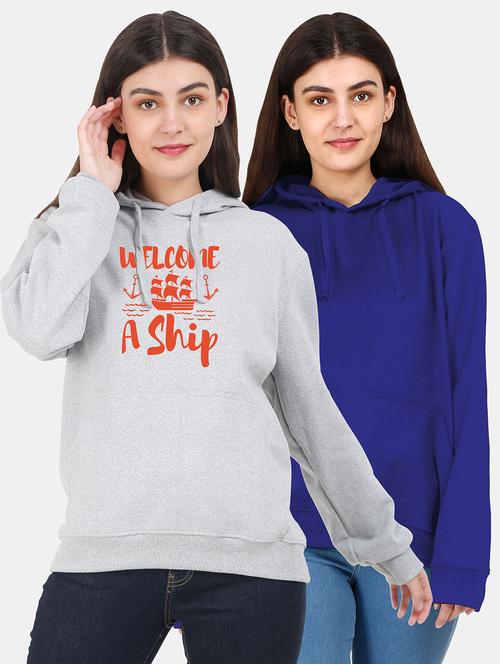 set of 2 pcs hooded sweatshirt - 18162121 - Very Small Image - 1