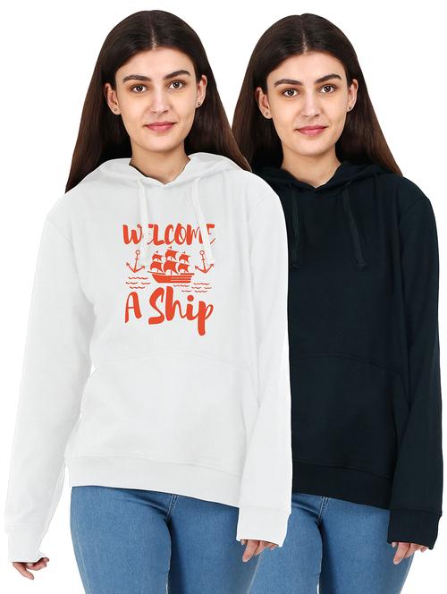 set of 2 pcs hooded sweatshirt - 18162135 - Very Small Image - 1