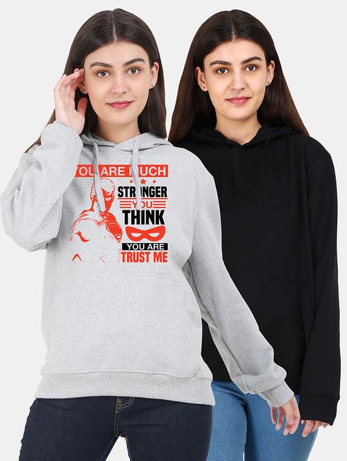set of 2 hoodies sweatshirt - 18162400 - Very Small Image - 1