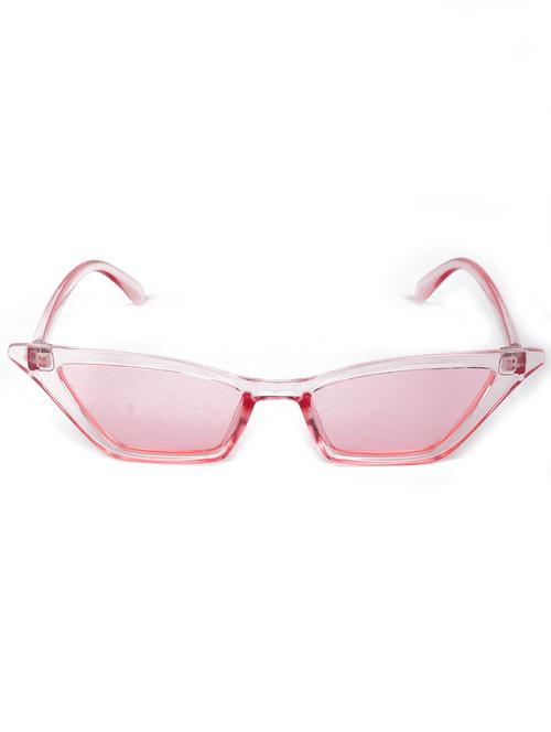 transparency pink tined cat-eye sunglasses - 18163212 - Very Small Image - 1