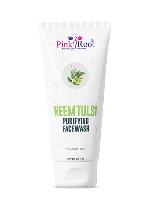 pink root honey oatmeal soap 100gm (pack of 3) with pink root neem tulsi purifying face wash 100ml - 18167957 - Very Small Image - 1