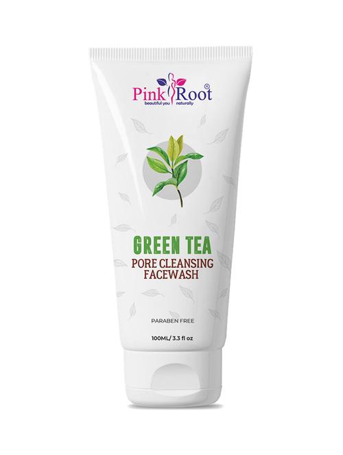 pink root mix fruit soap 100gm (pack of 3) with pink root green tea pore cleansing face wash 100ml - 18168480 - Very Small Image - 1