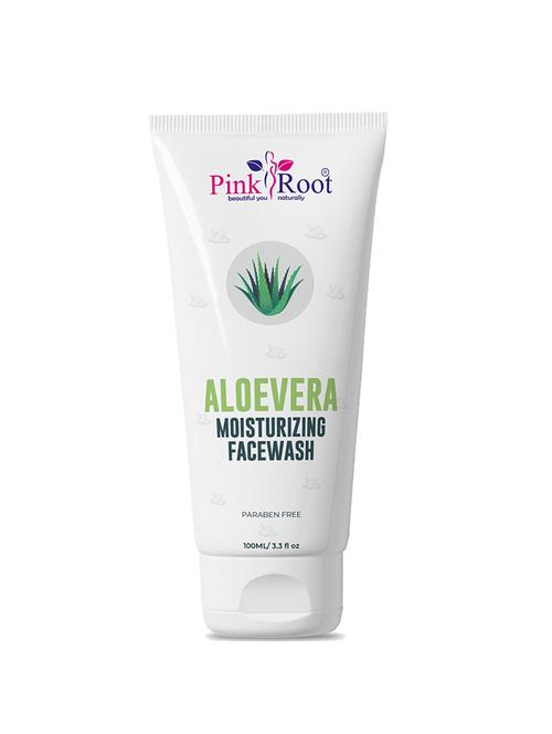pink root neem tulsi soap 100gm (pack of 3) with pink root aloe vera moisturizing face wash 100ml - 18168521 - Very Small Image - 1