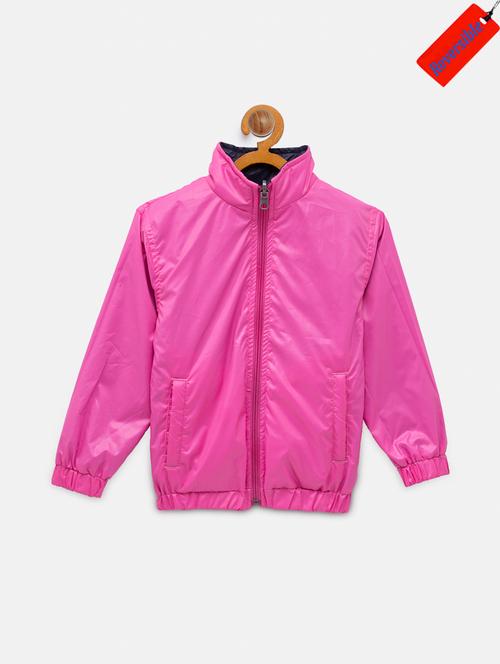 navy blue solid jacket - 18168786 - Very Small Image - 1