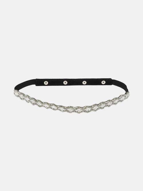 hexagonal silver embellished belt - 18169493 - Very Small Image - 1