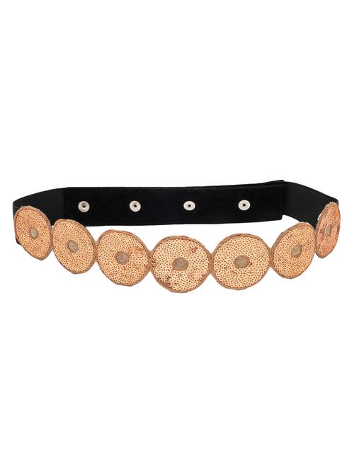 gold circular sequin belt - 18169502 - Very Small Image - 1