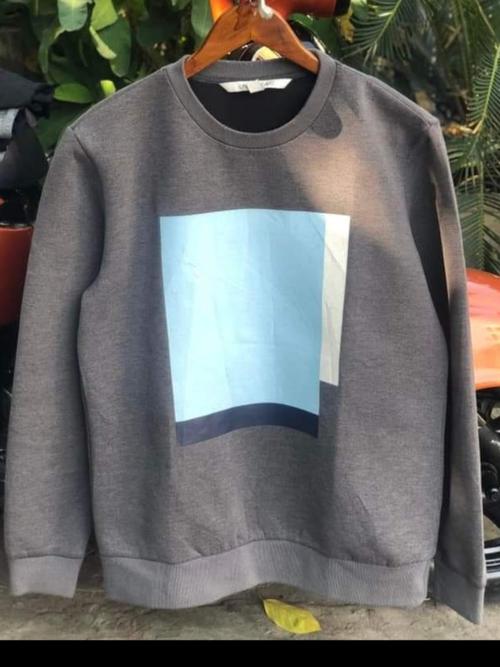 men sweatshirt grey color - 18170104 - Very Small Image - 1
