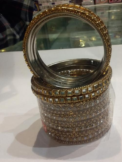 kundan bangles set for women - 18170206 - Very Small Image - 1