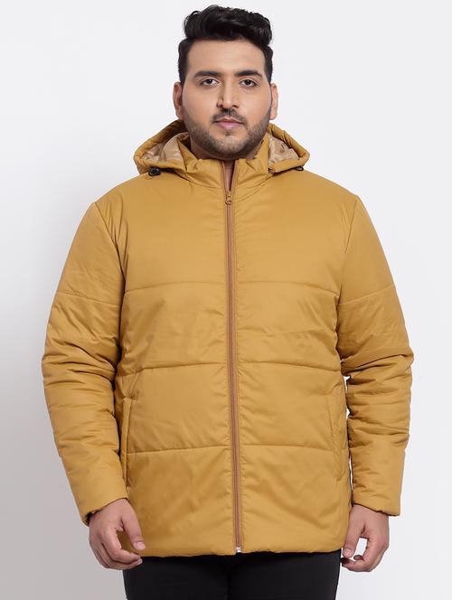 yellow quilted hooded jacket - 18170399 - Very Small Image - 1