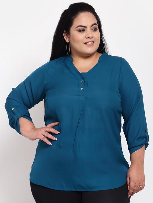 green solid regular top - 18171218 - Very Small Image - 1