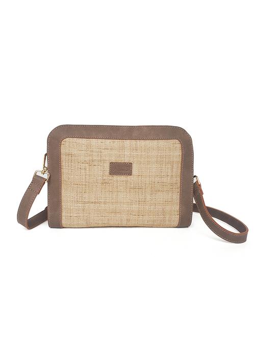 tan jute sling bag - 18171963 - Very Small Image - 1
