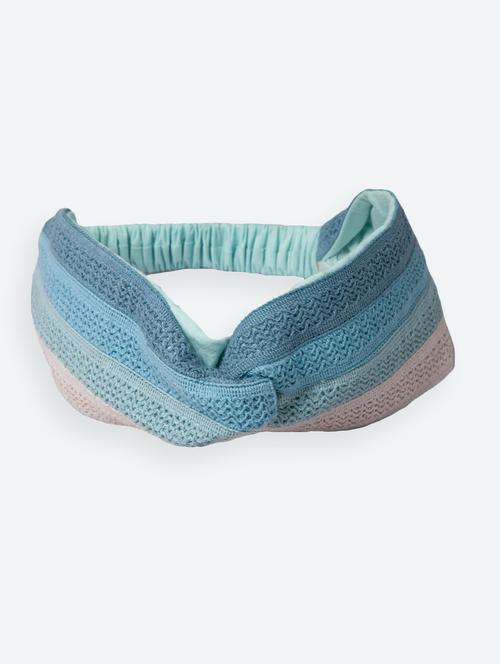 ombre blue lace headband - 18172601 - Very Small Image - 1