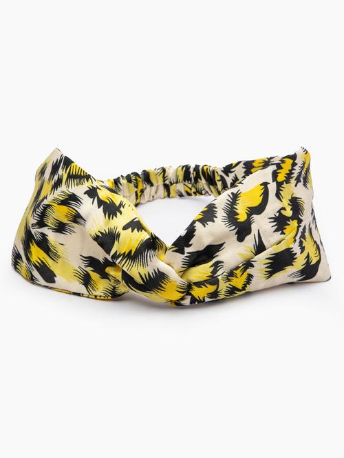 yellow animal print headband - 18172640 - Very Small Image - 1