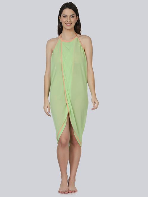 green solid sarong - 18172875 - Very Small Image - 1