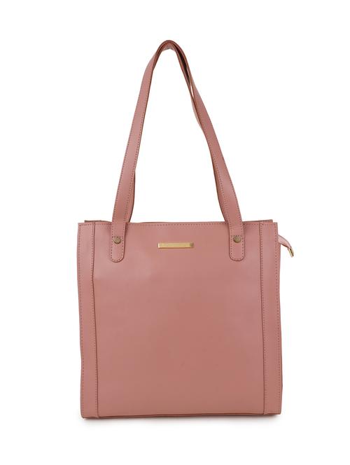 pink leatherette (pu) regular tote - 18172984 - Very Small Image - 1