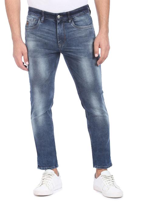 mens slim fit plain jeans - 18173634 - Very Small Image - 1