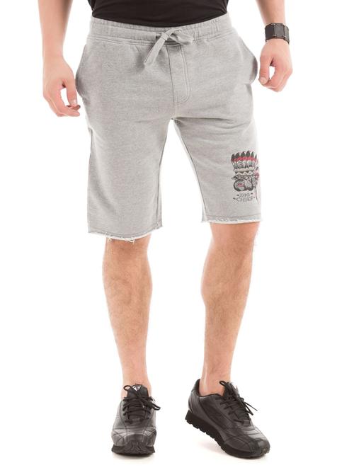 grey cotton shorts - 18174000 - Very Small Image - 1