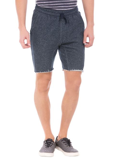 dark blue cotton shorts - 18174035 - Very Small Image - 1