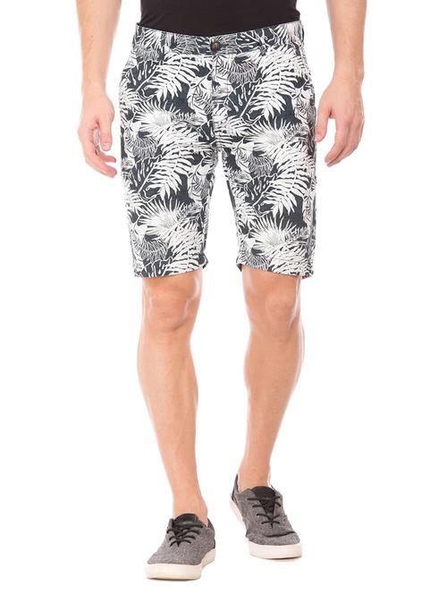 navy blue cotton shorts - 18174041 - Very Small Image - 1